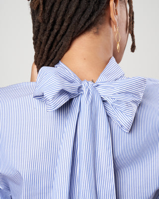 diane blouse - stripe blue