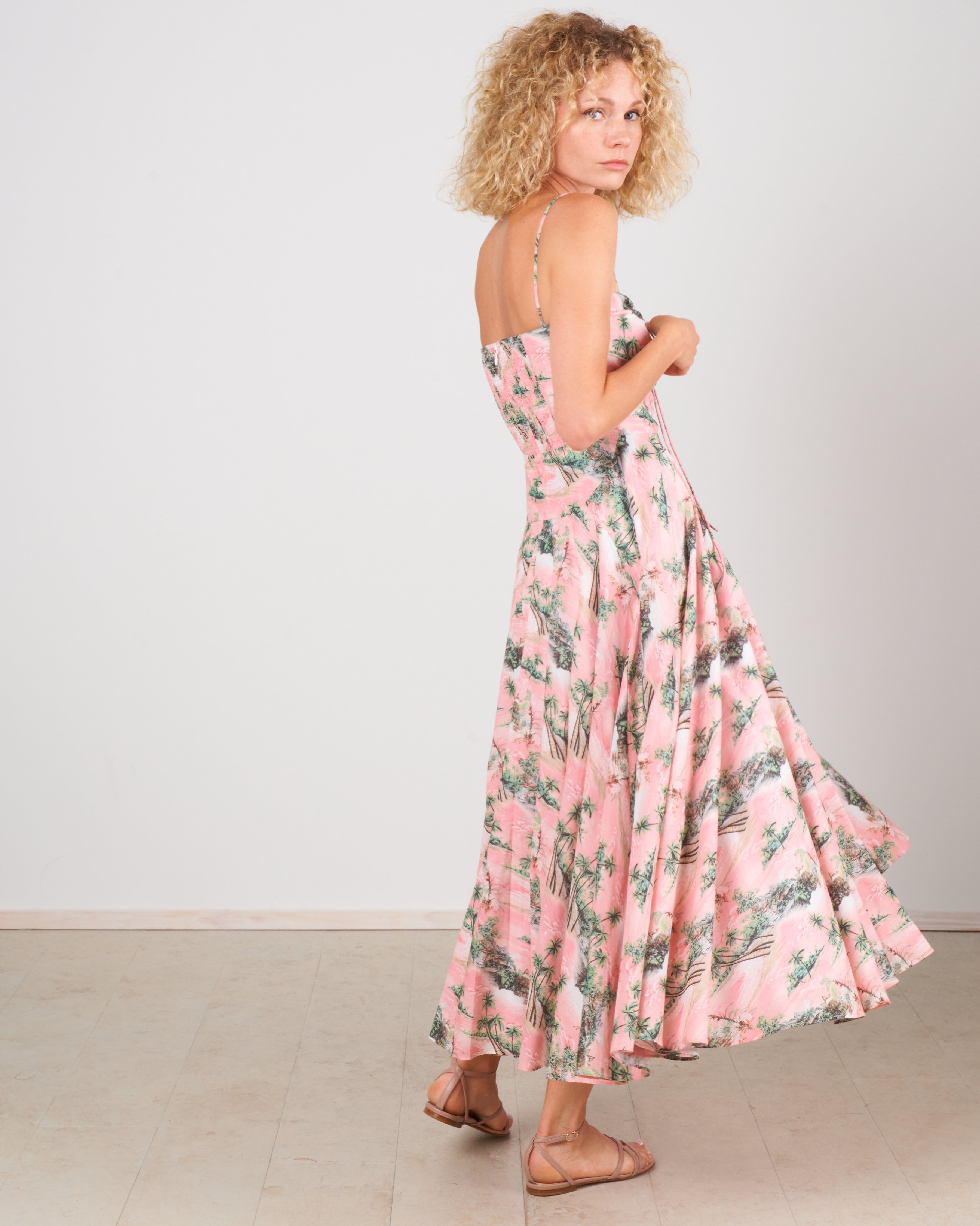 cara cara pink dress Cara Cara Pink Jacquard Mackenzie Dress