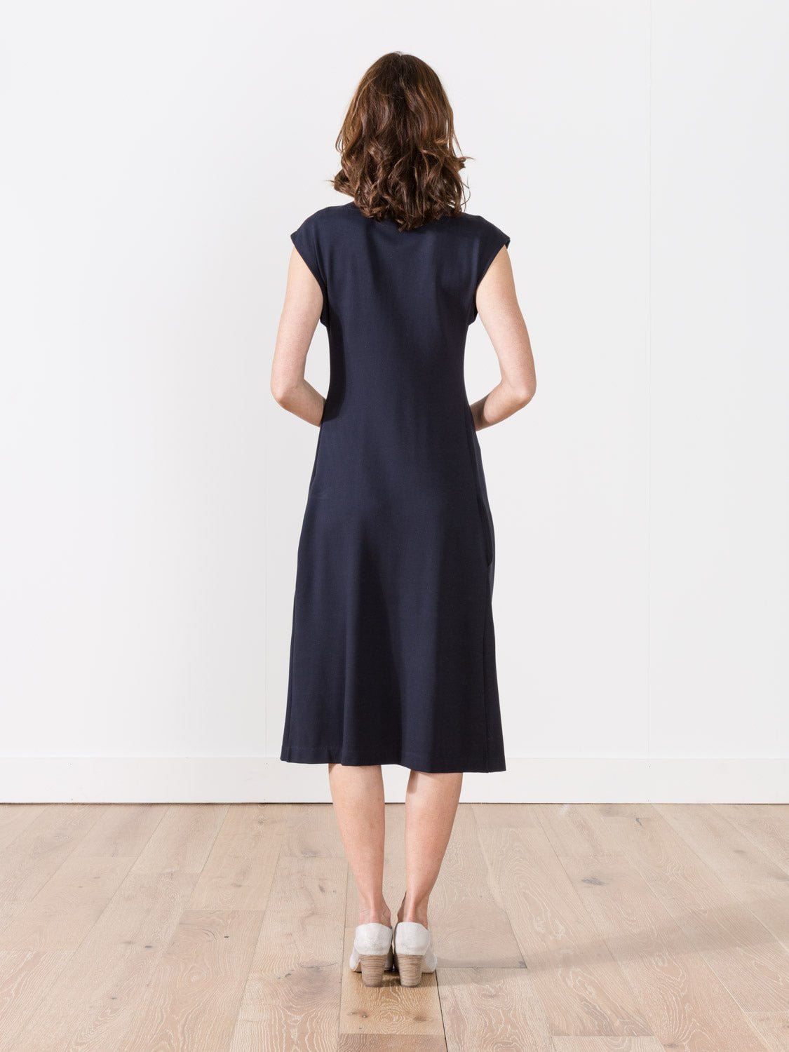 carven blue dress Carven Crew Neck Mini Dress - Blue Dresses, Clothing - CAV52809