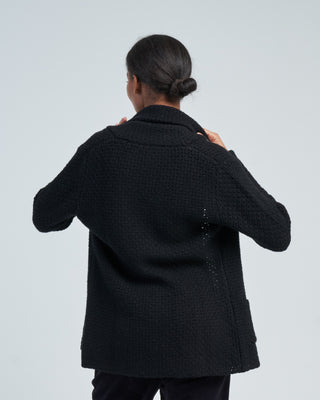 cashmere shawl collar cardigan