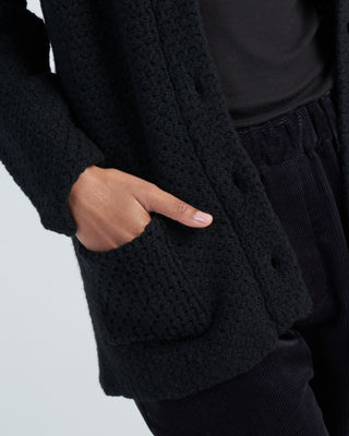 cashmere shawl collar cardigan