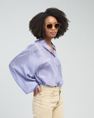 dries van noten shirt dress amethyst Dries Van Noten - Women - Cotton Shirt Dress - Purple