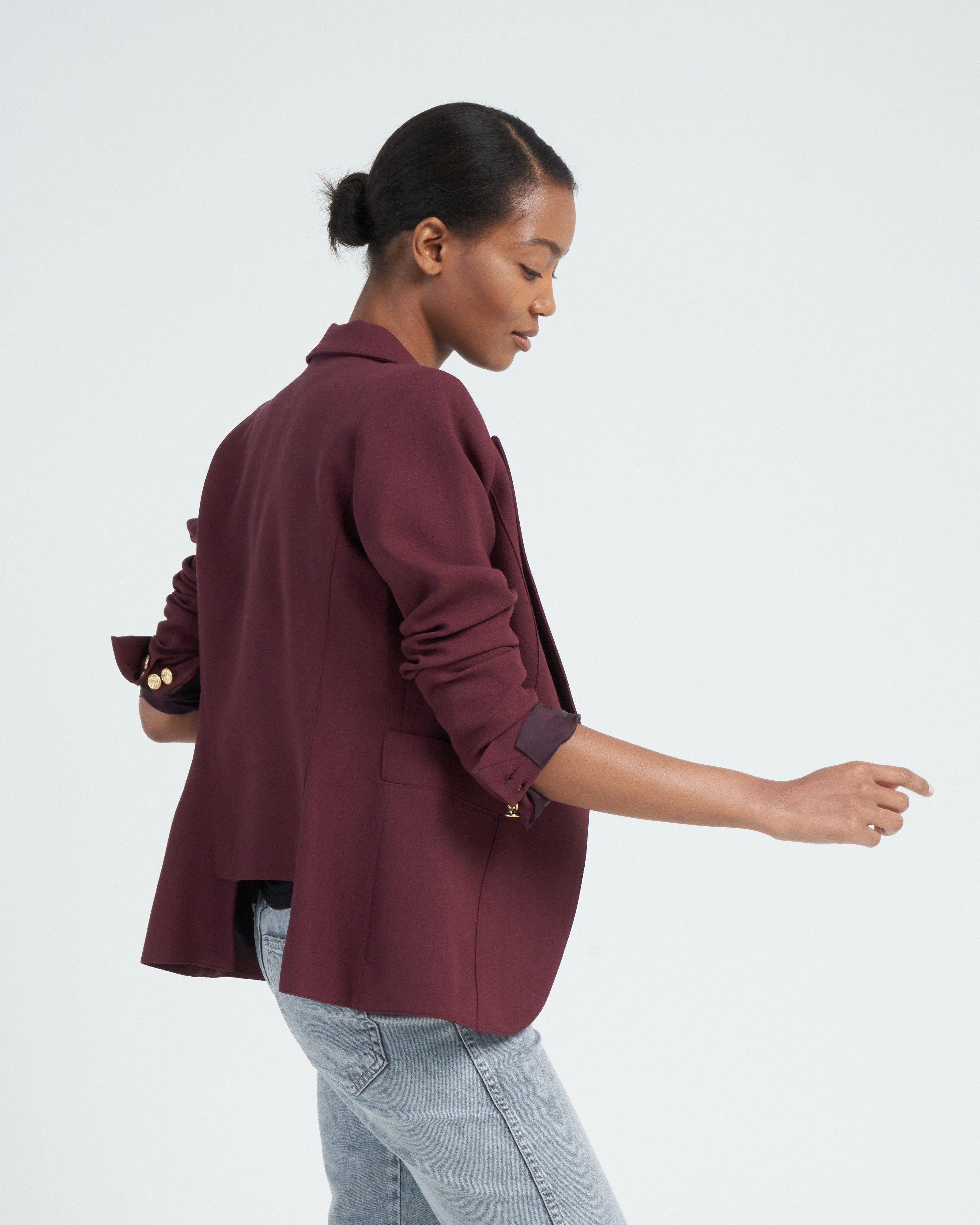 Smythe duchess blazer plum hot sale