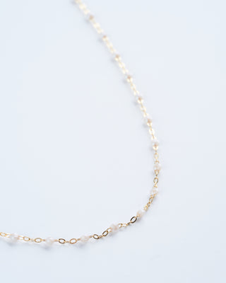 classic gigi yellow gold necklace - opal