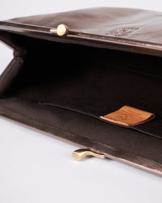 clutch bag classic - bronze brass hardware