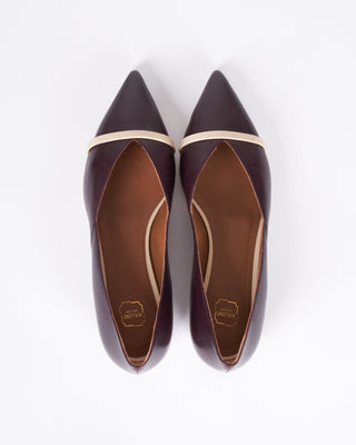 colette flat - chocolate/butter
