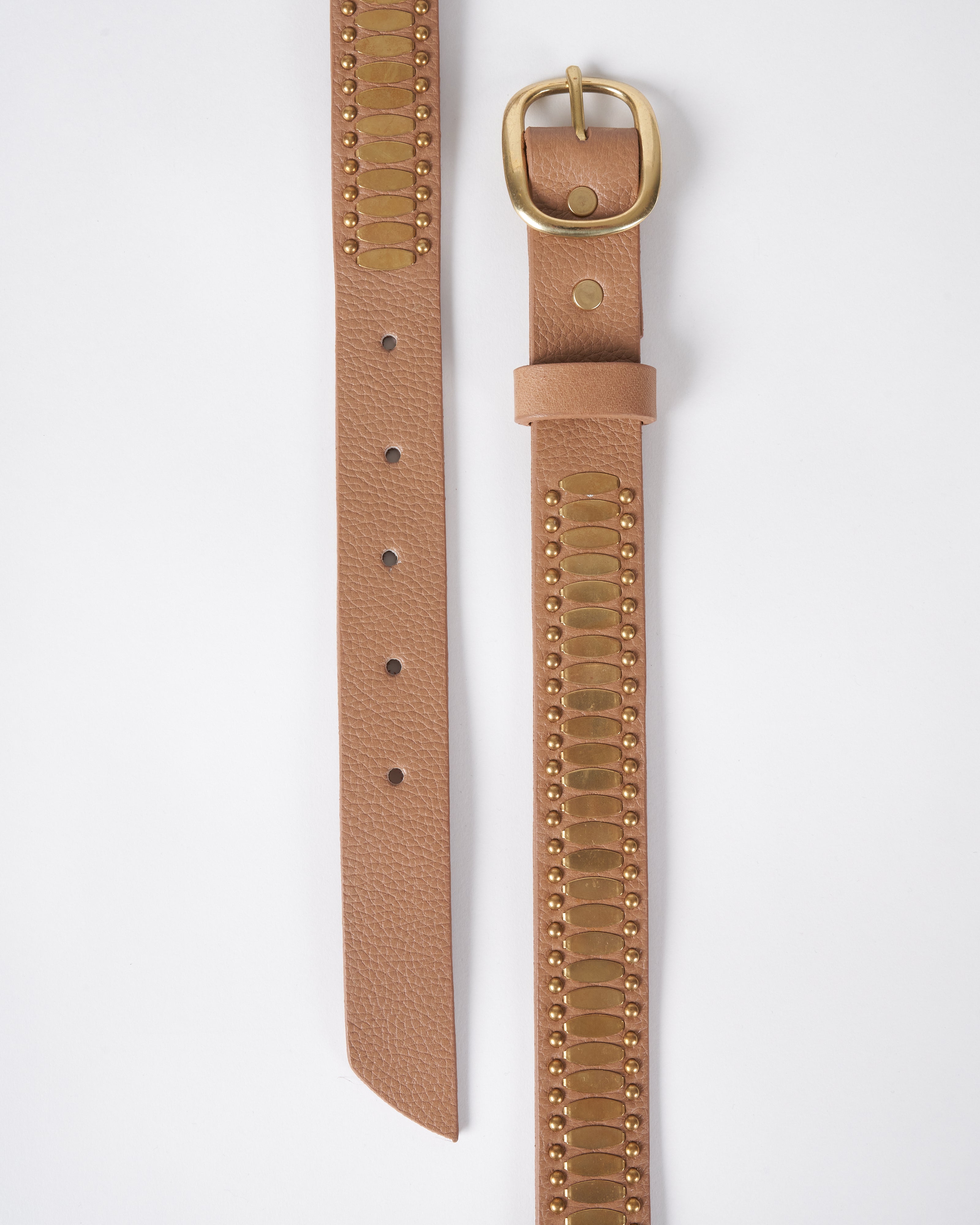 Calleen Cordero Concha Belt Natural Nappa