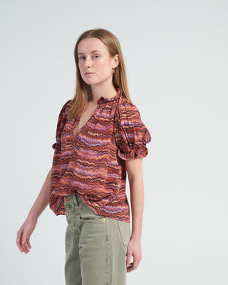 corine top - purple sapphire