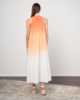 cotton ombre dress - 518 cantaloupe