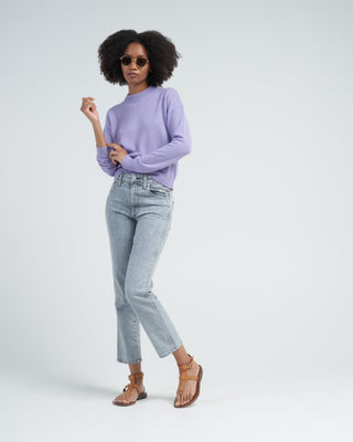 crewneck sweater - lilac