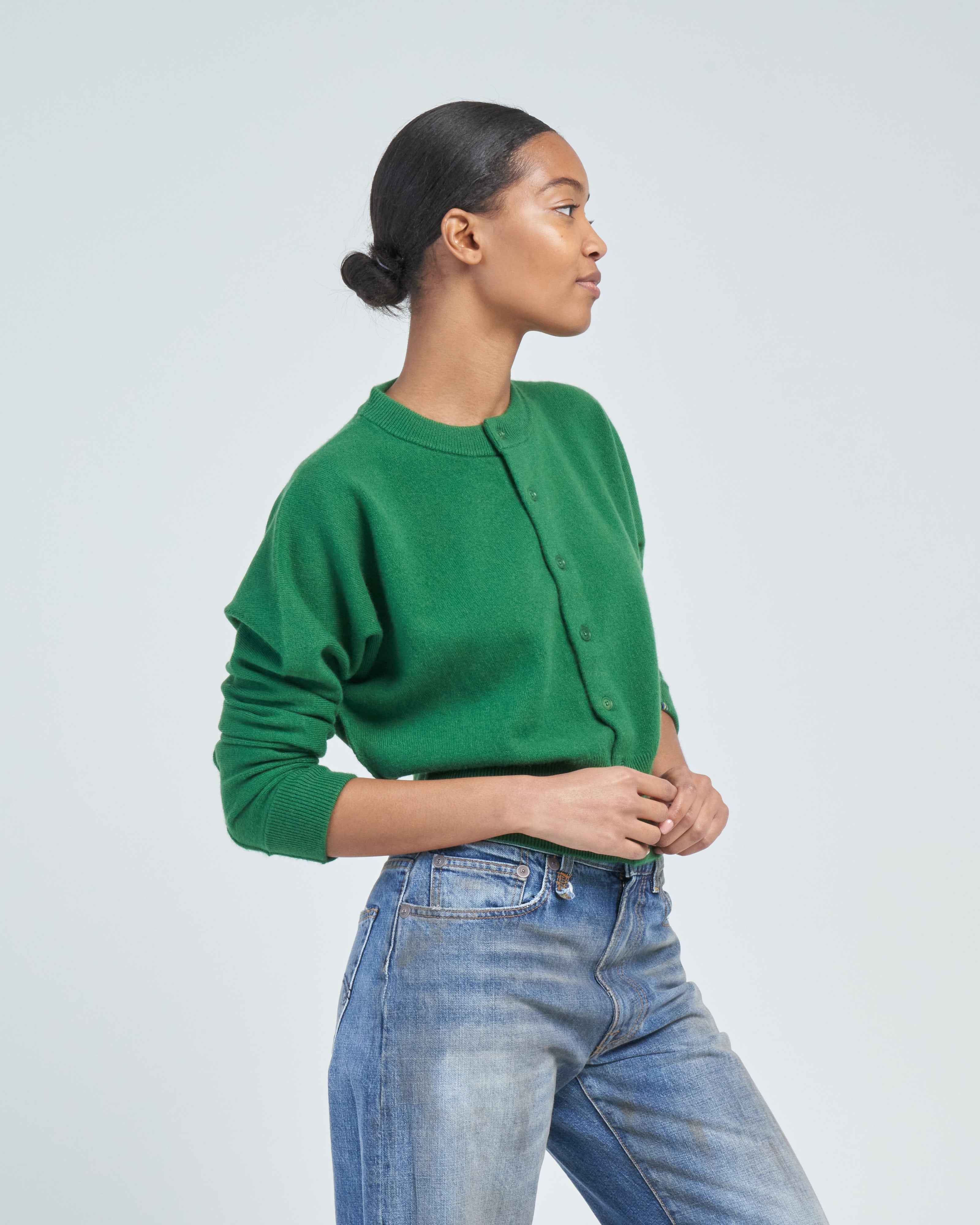 Cardigan in 100% cashmere Mattone | Italia Cardigan in 100% cashmere Mattone | Italia
