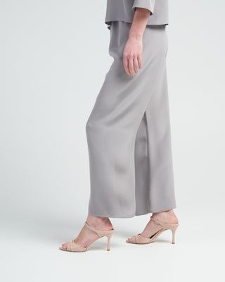 cropped pull on pant - haze