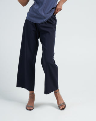 cropped pull on pant - navy