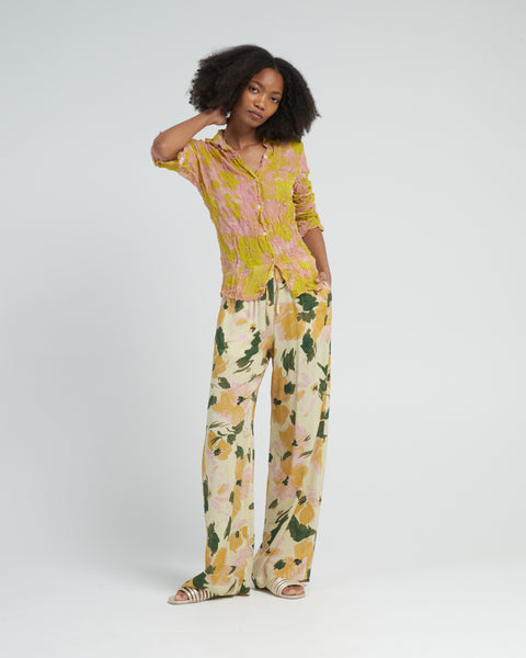 Dries Van Noten Crush Bis 6110 W.W.Shirt Yellow 202