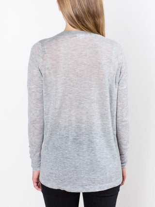 vee sweater - grey