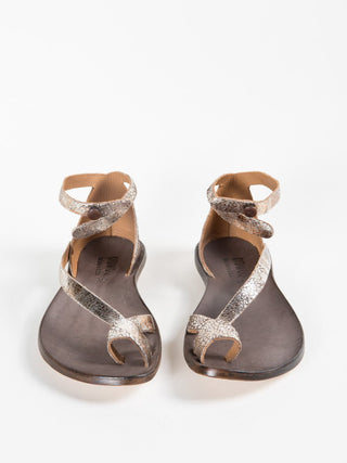 tomcat sandal - silver/copper