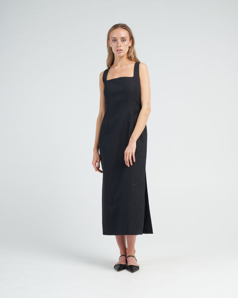 Dries Van Noten Daxy Long 6237 W.W.Dress Black 900