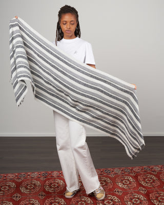 soft stripe sciarpa scarf - off white stripes