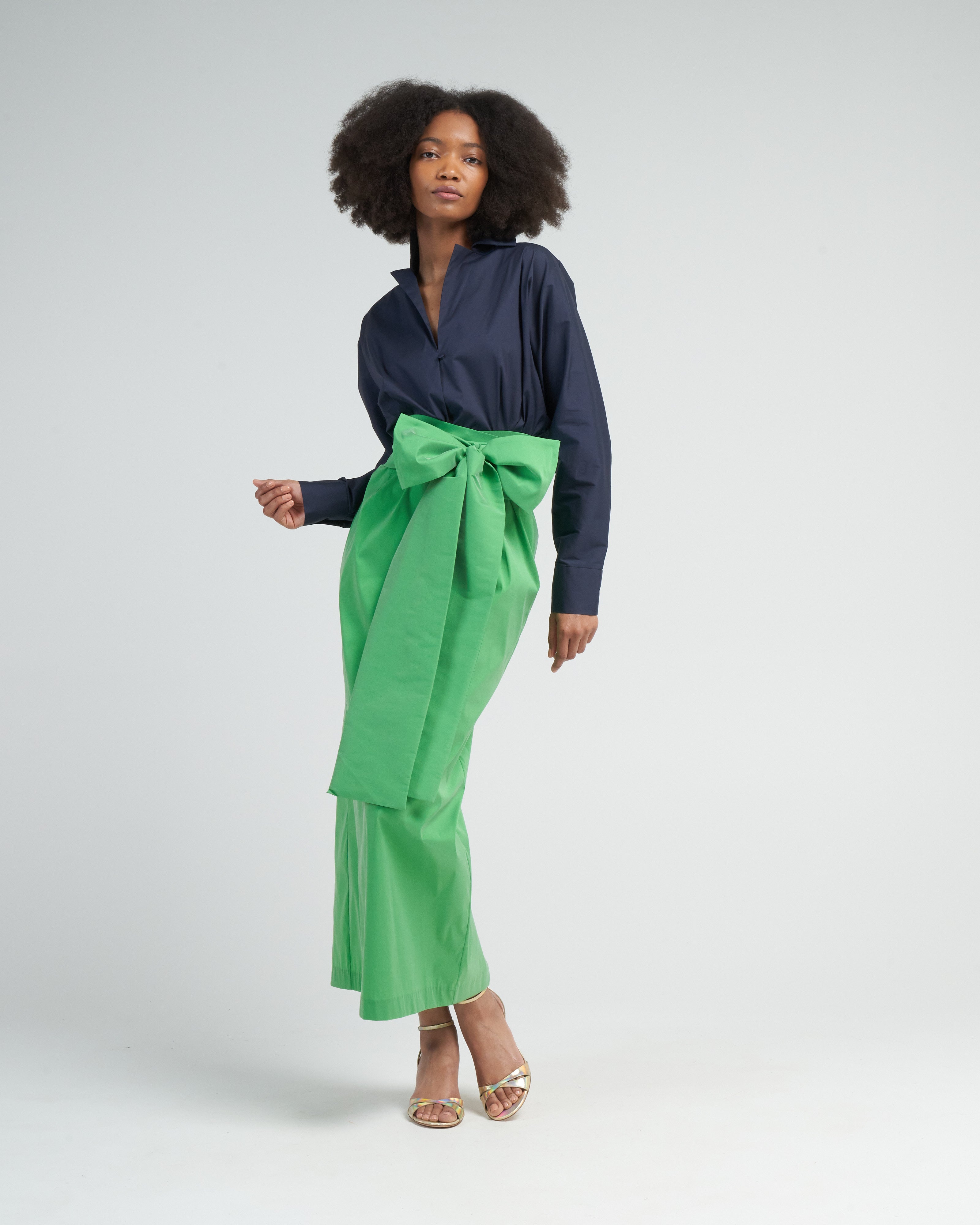 Bernadette Dress Claire Midnight Blue Grass Green scarpa Bernadette Dress Claire Midnight Blue Grass Green scarpa