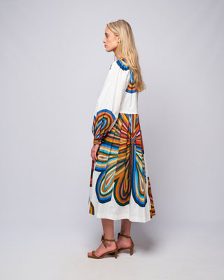 dress - marble red
