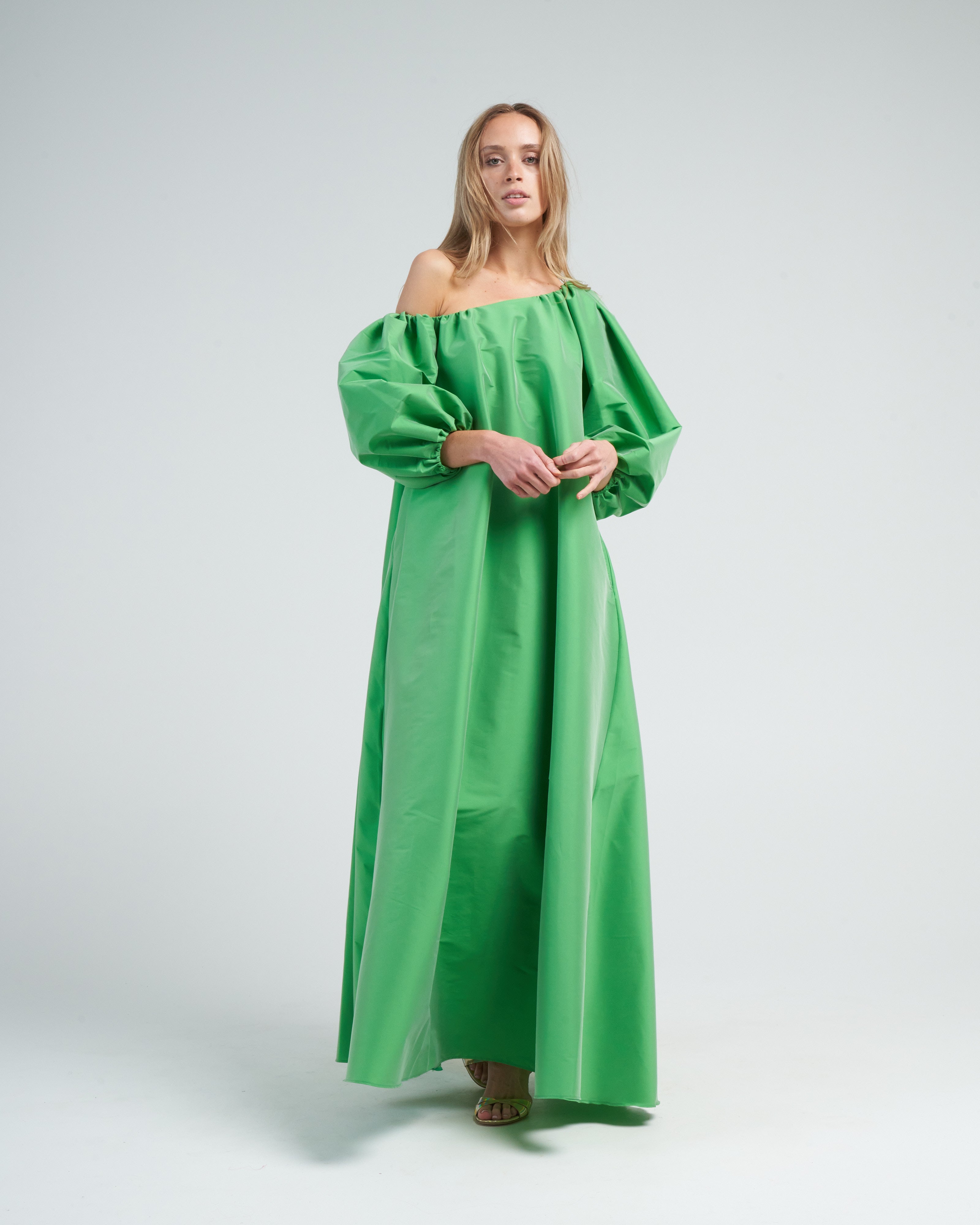 Bernadette Dress Nathalie Grass Green Bernadette Dress Nathalie Grass Green