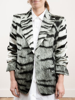 baia tiger jacket - grey