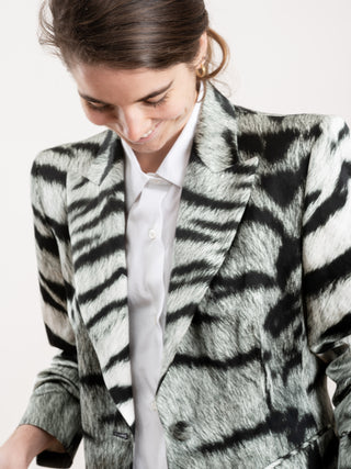 baia tiger jacket - grey