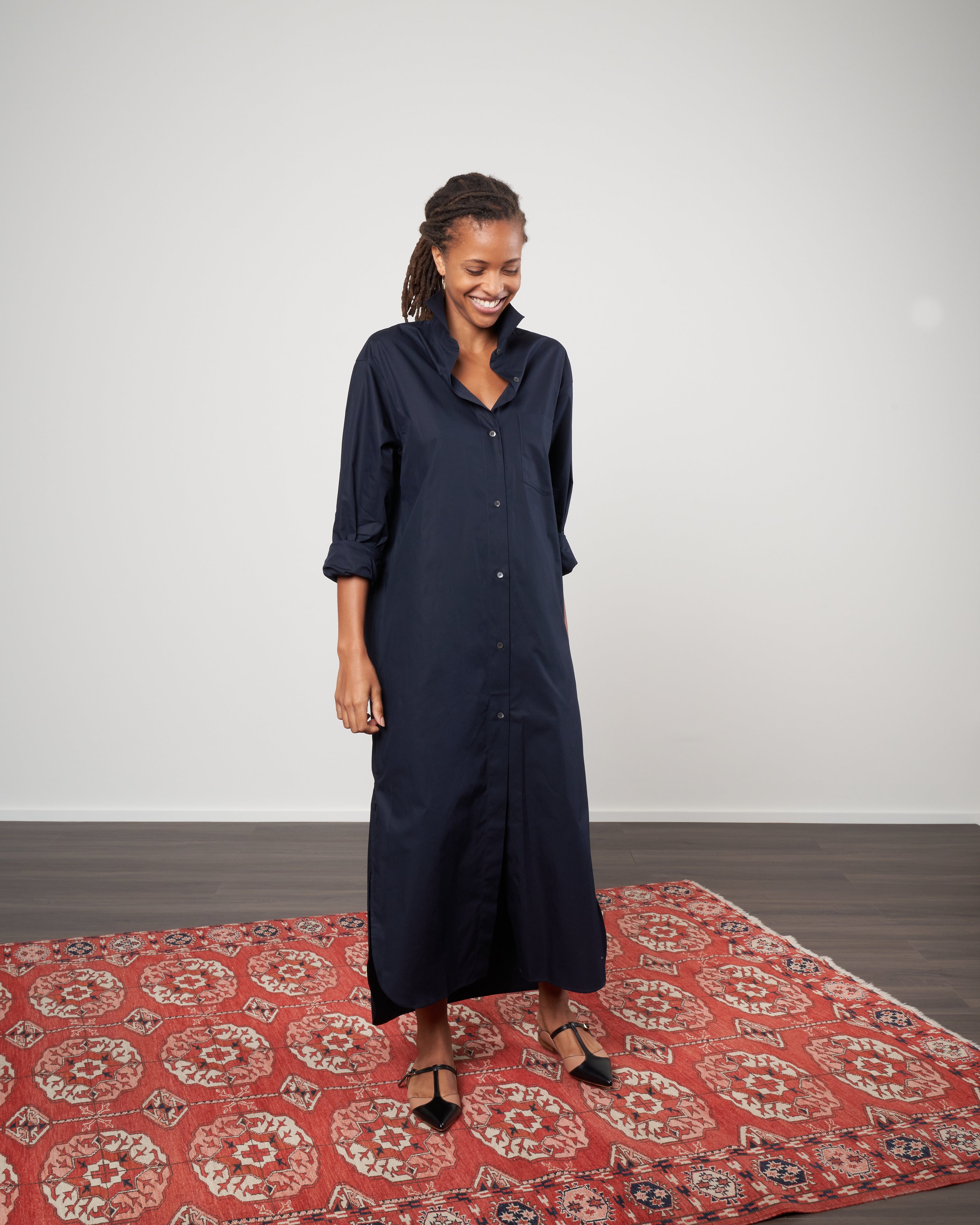 Dries Van Noten Dayley 3013 W.W.Dress Midnight 511 Dries Van Noten Dayley 3013 W.W.Dress Midnight 511