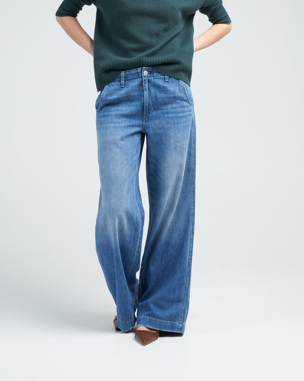 Amo Edith Wide Leg Trouser Amity – scarpa