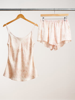 camisole & shorts set - carnation rose