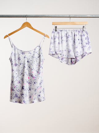 camisole & shorts set - purple carnation