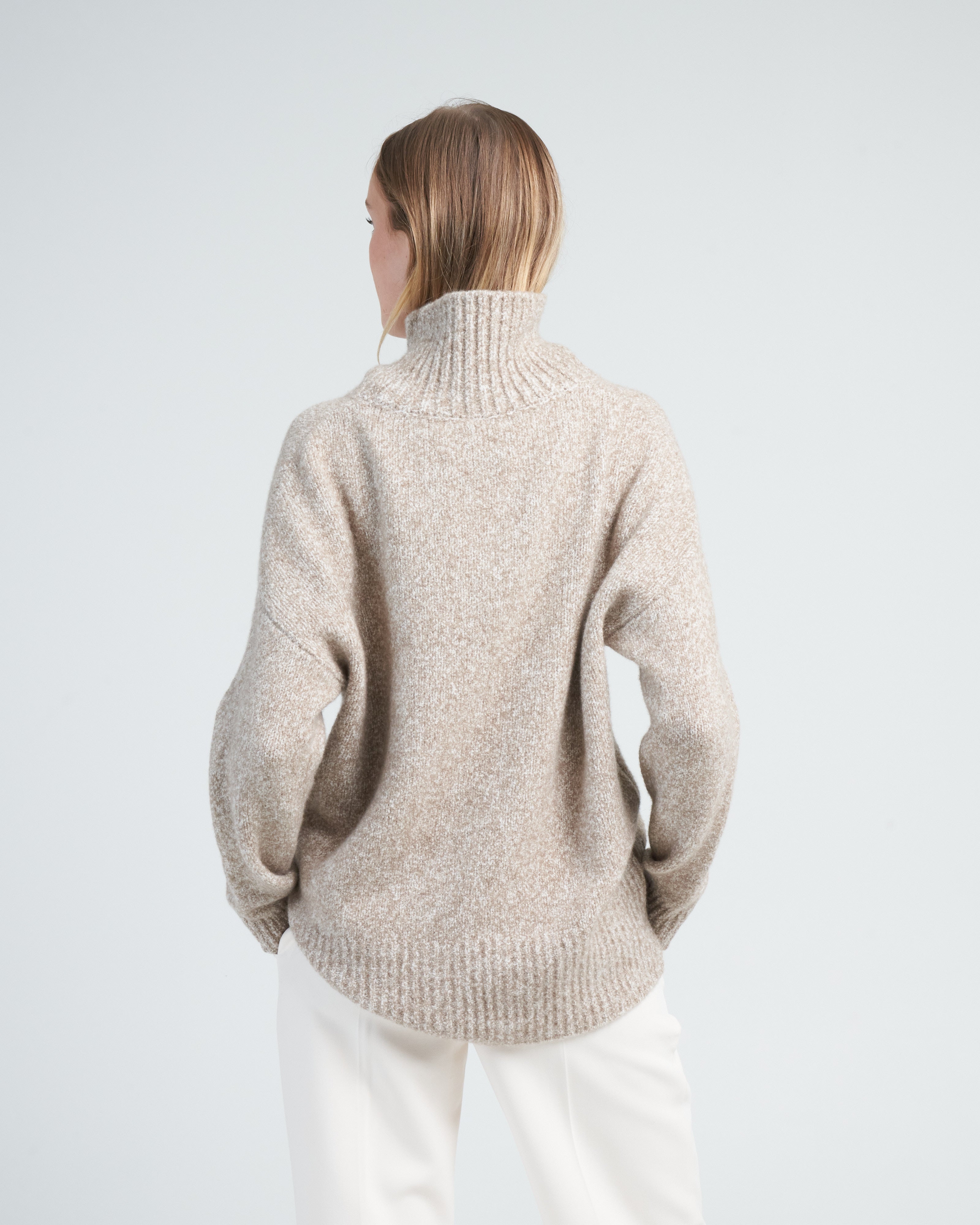 Lisa Yang Elwinn Sweater Speckled Light Sand Bouclè Px Lisa Yang Elwinn Sweater Speckled Light Sand Bouclè Px