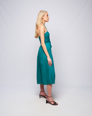 emmaline dress - verdigris