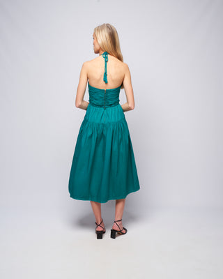 emmaline dress - verdigris
