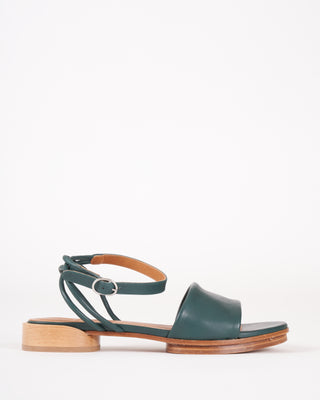 erren strappy flat sandal - savana riviera leather