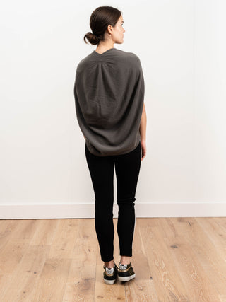 cashmere cocoon poncho