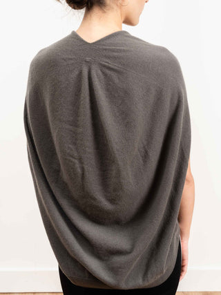 cashmere cocoon poncho