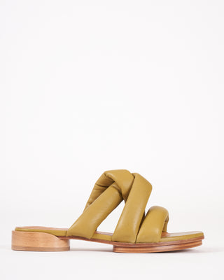 everly flat twist sandal - savana torbolino leather