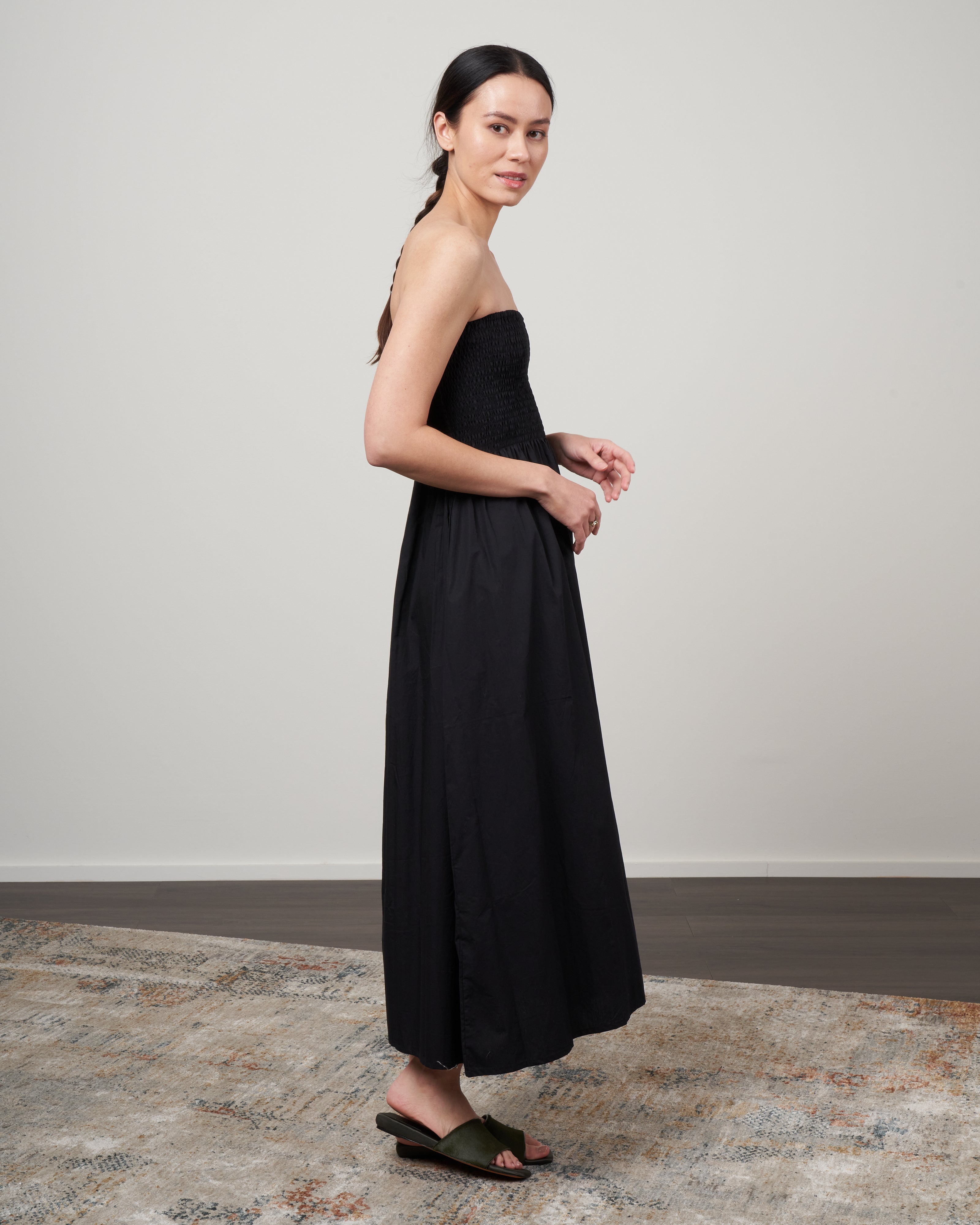 plain black midi dress Buy Friends Like These Black Long Sleeve Gold Belted Tailored Midi Dress from Next USA