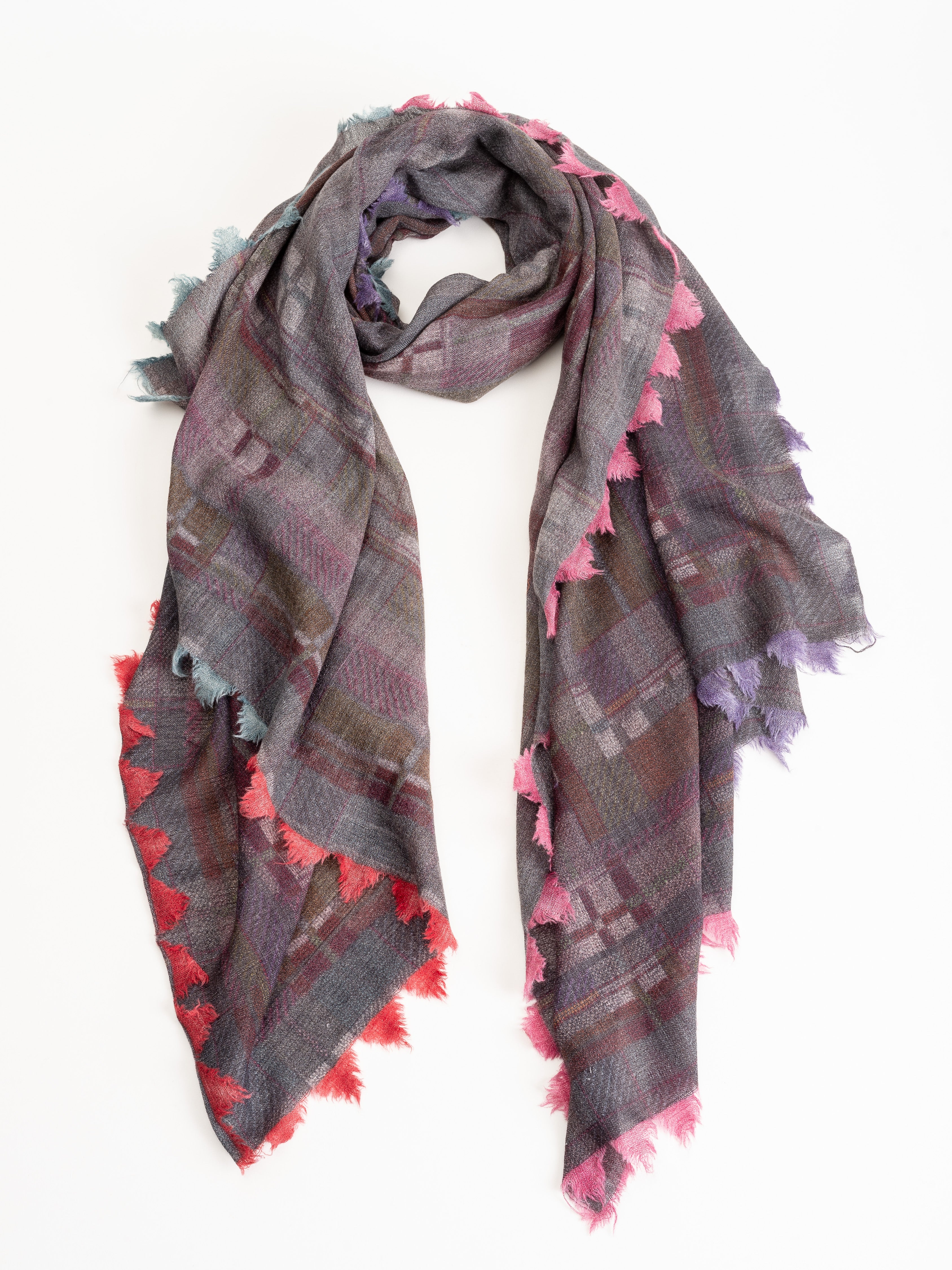 小物 Y's PINK x FALIERO SARTI STOLE gray Faliero Sarti Naima 68240