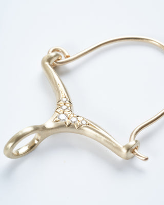 fatinah diamond charm holder - gold