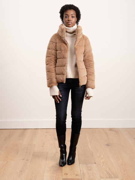 Herno Faux Short Jacket Camel 2150