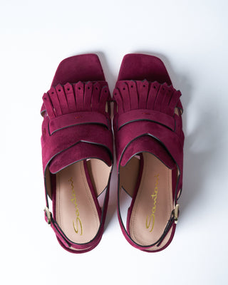 fixture heel- burgundy
