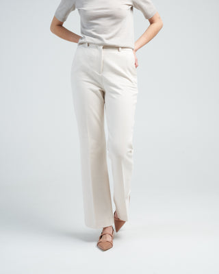 flared pant felpa - off white