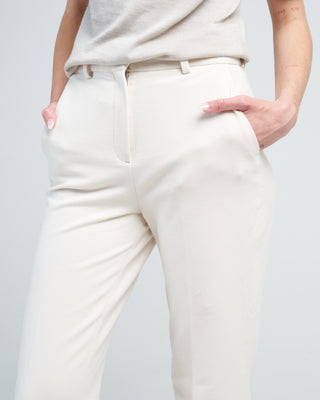 flared pant felpa - off white