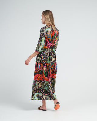 flore dress - mix coral fun