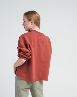 fond sweatshirt - brick