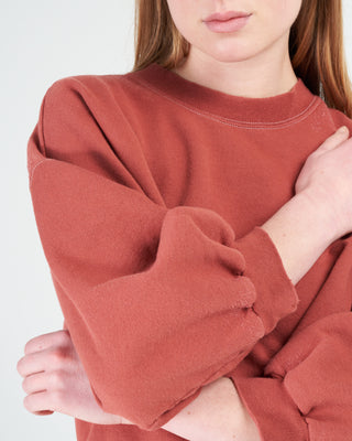 fond sweatshirt - brick