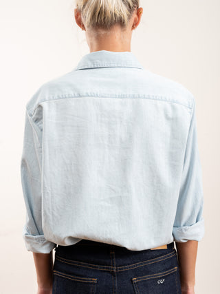 eileen shirt - stonewashed indigo
