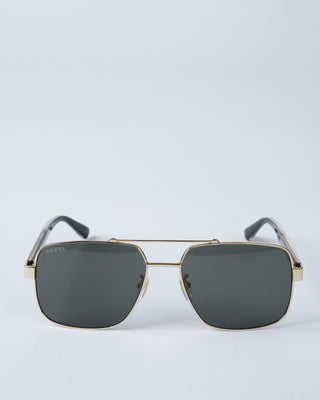 gg0529s-001 metal sunglasses - gold/grey